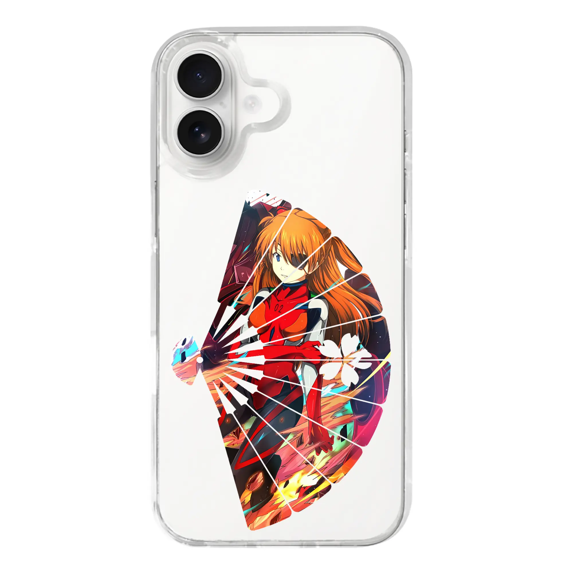 エヴァンゲリオン グッズ,アスカ·ラングレー - iPhone 17シリーズ 透明スマホケース – 薄型・耐衝撃・精密フィット保護カバー